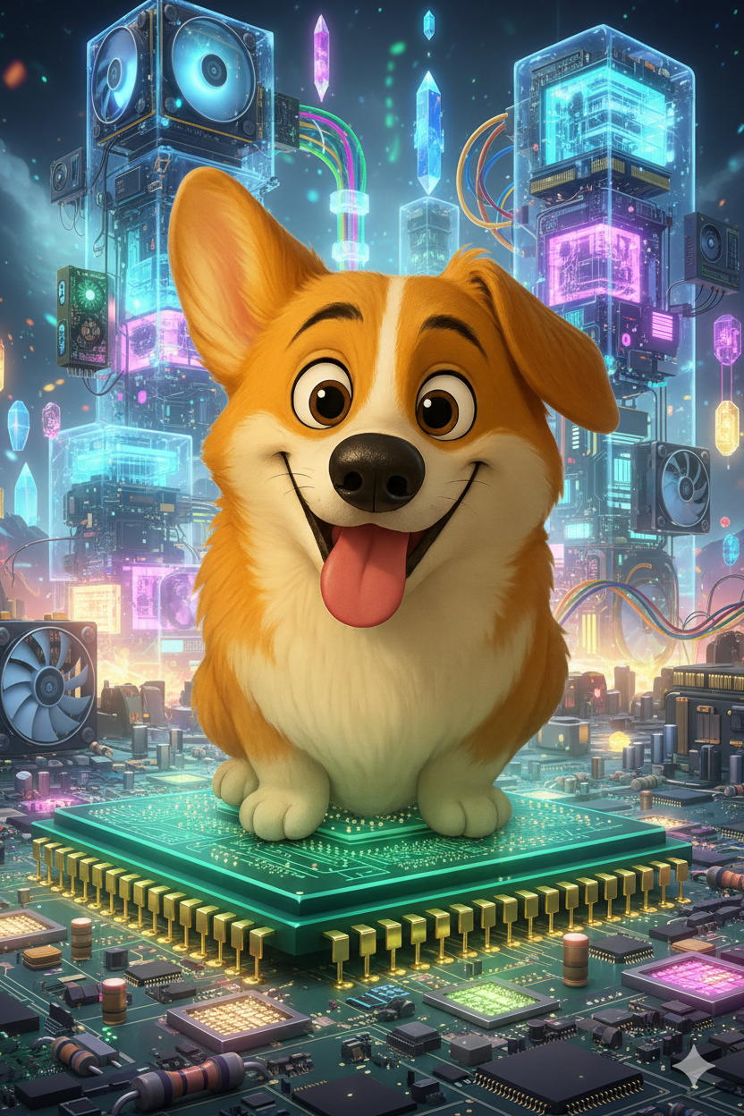 Corgi on CPU in DePIN land